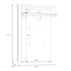 ILLOPA Wall Panel in Snowy Oak & Oak Nelson - Image 6
