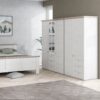 ILLOPA 3 Doors Wardrobe in Snowy Oak & Oak Nelson - Image 6