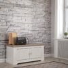 ILLOPA Storage Bench in Snowy Oak & Oak Nelson - Image 6