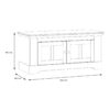 ILLOPA Storage Bench in Snowy Oak & Oak Nelson - Image 7