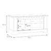ILLOPA Storage Bench in Snowy Oak & Oak Nelson - Image 8
