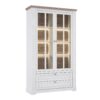 ILLOPA Display Cabinet in Snowy Oak & Oak Nelson
