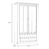 ILLOPA Display Cabinet in Snowy Oak & Oak Nelson - Image 7