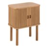 LANGLEY Square Bedside Table in Oak