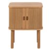 LANGLEY Square Bedside Table in Oak - Image 2