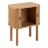 LANGLEY Square Bedside Table in Oak - Image 4