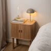 LANGLEY Square Bedside Table in Oak - Image 5
