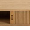 LANGLEY Coffee Table with Sliding Doors in Oak - Image 2