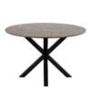 HEAVEN Round Dining Table with Brown Polished Marble Top - Image 2