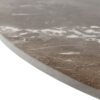 HEAVEN Round Dining Table with Brown Polished Marble Top - Image 5