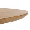 HEAVEN Oval Dining Table with Oak Top and Black Metal Legs - Image 6