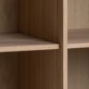 LINLEY Cabinet with 2 Doors and 4 Shelves in White Oak - Image 7