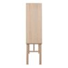 LINLEY Cabinet with 2 Doors and 4 Shelves in White Oak - Image 3