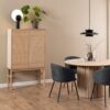 LINLEY Cabinet with 2 Doors and 4 Shelves in White Oak - Image 5
