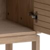 LINLEY Cabinet with 2 Doors and 4 Shelves in White Oak - Image 8