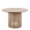 LINLEY Round Dining Table in White Oak