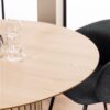 LINLEY Round Dining Table in White Oak - Image 3