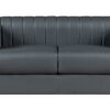 IYO Chesterfield Sofa Set 3+2+1 in Grey Bonded Leather - Image 3