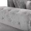 VENEZIA Fabric Corner Sofa with Scatter Back Cushions in Grey - Image 3