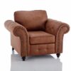 OAKLAND Nevada Fabric Armchair in Tan