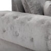 VENEZIA Fabric Corner Sofa with Scatter Back Cushions in Grey - Image 8