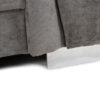VENEZIA Fabric Corner Sofa with Scatter Back Cushions in Grey - Image 6