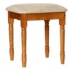 NORDIC Dressing Table with 4+4 Drawers & Chair in Cherry - Image 2
