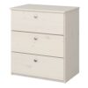 MEMPHIS Chest of 3 Drawers in Whitewash - Image 2