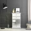 PARIS Chest of 5 Drawers in White - Image 5