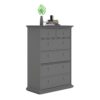 PARIS Chest of 5 Drawers in Matt Grey - Image 8