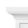 PARIS Nightstand with 1 Door & 1 Drawer in White - Image 6
