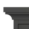 PARIS Nightstand with 1 Door & 1 Drawer in Matt Grey - Image 6