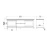 PARIS TV-Unit with 2 Frame Doors in White - Image 8