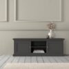 PARIS TV-Unit with 2 Frame Doors in Matt Grey - Image 5