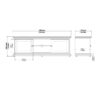 PARIS TV-Unit with 2 Frame Doors in Matt Grey - Image 8