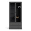 PARIS China Cabinet in Matt Grey - Image 6