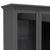 PARIS China Cabinet in Matt Grey - Image 7