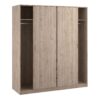 NAIA Wardrobe with 2 Sliding Doors, 1 Door & 3 Drawers in Jackson Hickory Oak - Image 5