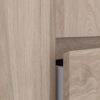 NAIA Wardrobe with 2 Sliding Doors, 1 Door & 3 Drawers in Jackson Hickory Oak - Image 9