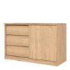 NAIA Storage Unit with 1 Sliding Door & 3 Drawers in Jackson Hickory Oak - Image 3