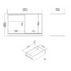 NAIA Storage Unit with 1 Sliding Door & 3 Drawers in Jackson Hickory Oak - Image 9