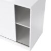 NAIA Storage Unit with 1 Sliding Door & 3 Drawers in White High Gloss - Image 7