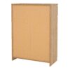 NAIA Shoe Cabinet with 2 Doors 1 Drawer in Jackson Hickory Oak & Black - Image 4