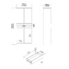 NAIA Shoe Cabinet with 4 Doors 1 Drawer in Jackson Hickory Oak & White - Image 10