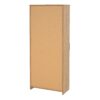 NAIA Shoe Cabinet with 4 Doors 1 Drawer in Jackson Hickory Oak & Black - Image 5