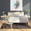 OSLO Set of 2 Bedside with 1 Drawer in White & Oak - Image 10