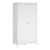 MADRID Package inc. Bedside Table with 2 Drawers, Chest 3+2 Drawers and Wardrobe with 2 Doors in White - Image 10
