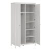 MADRID Package inc. Bedside Table with 2 Drawers, Chest 3+2 Drawers and Wardrobe with 2 Doors in White - Image 11