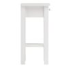 MADRID Bedside Table with 1 Drawer in White - Image 5