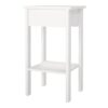 MADRID Bedside Table with 1 Drawer in White - Image 4